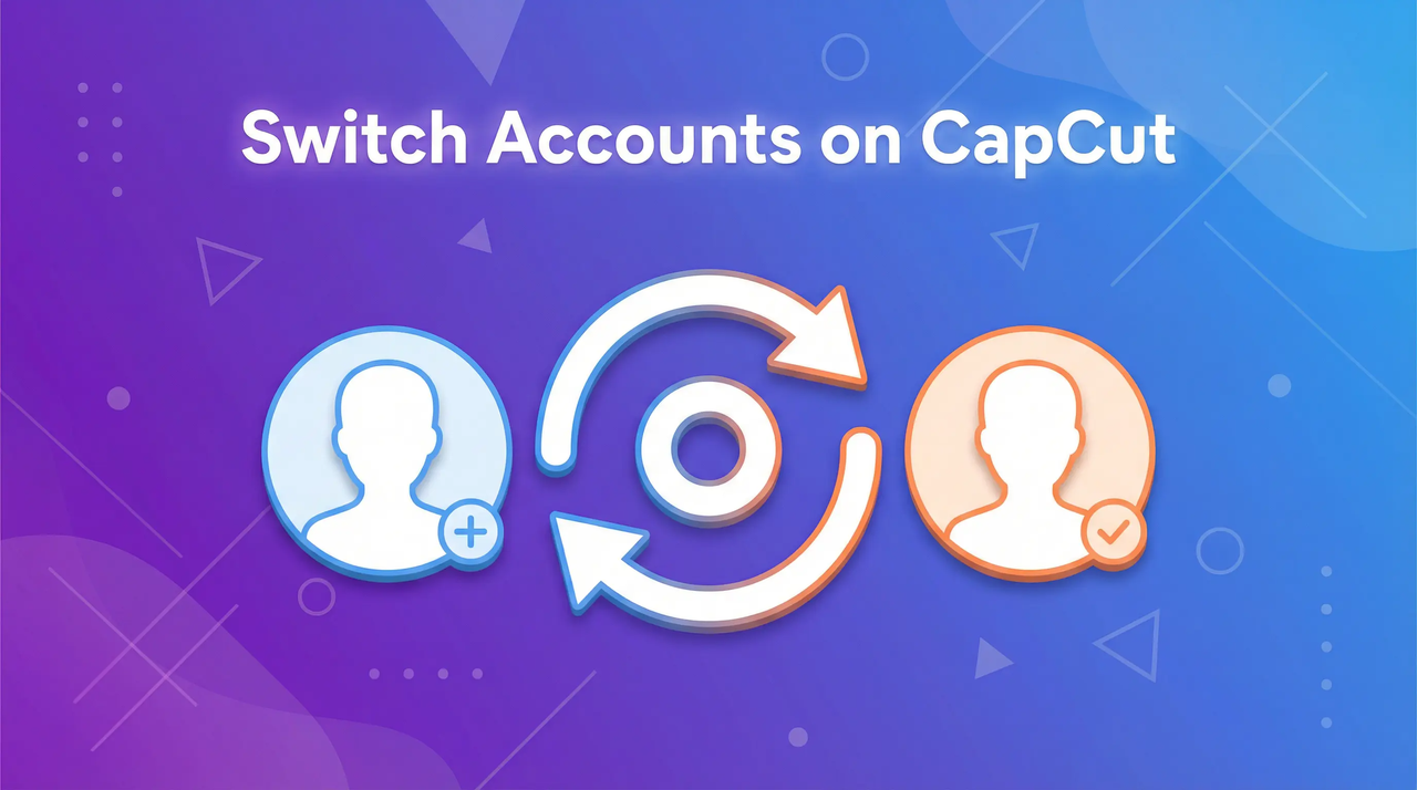 สลับบัญชีบนCapCut