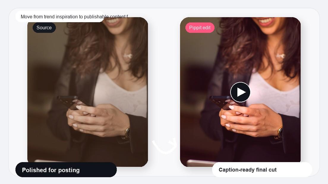 صورة واقعية لصانع فيديو مراجعات المنتجات التي تستحق المال للانتقال بسرعة من الإلهام بالاتجاه إلى محتوى قابل للنشر