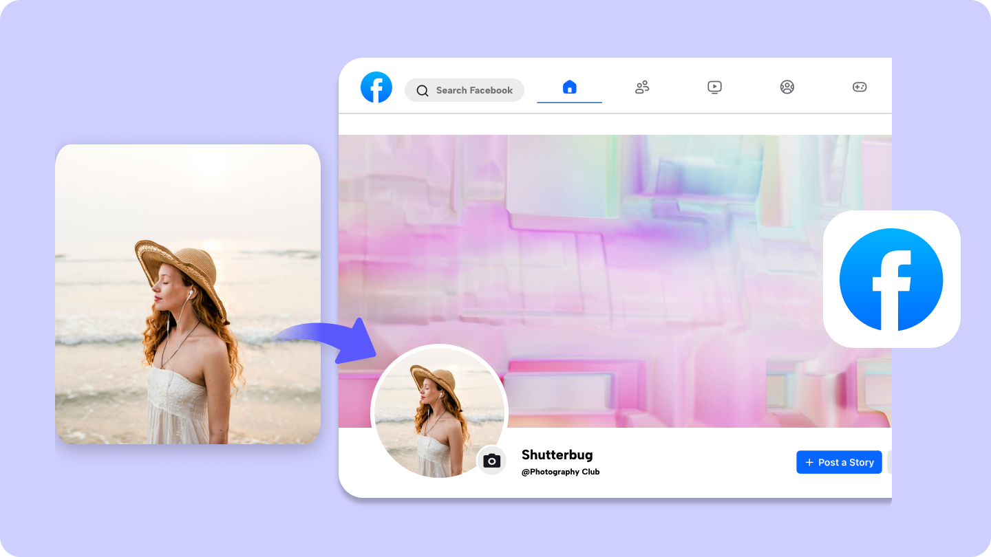 Facebook profiel afbeelding grootte