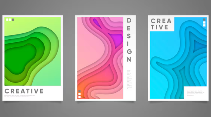 Ideas de diseño de carteles para ventas: profundidad y textura en capas
