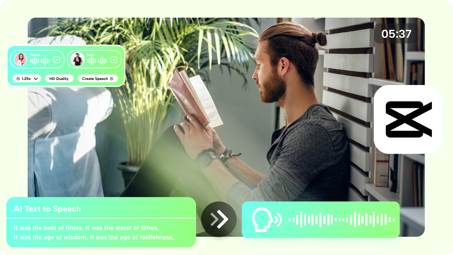 ai reading text