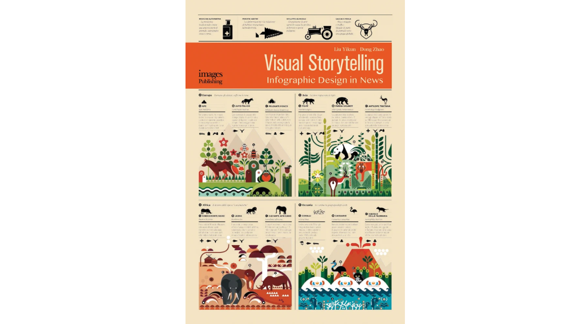 Ilustraciones visuales de narración con en un póster