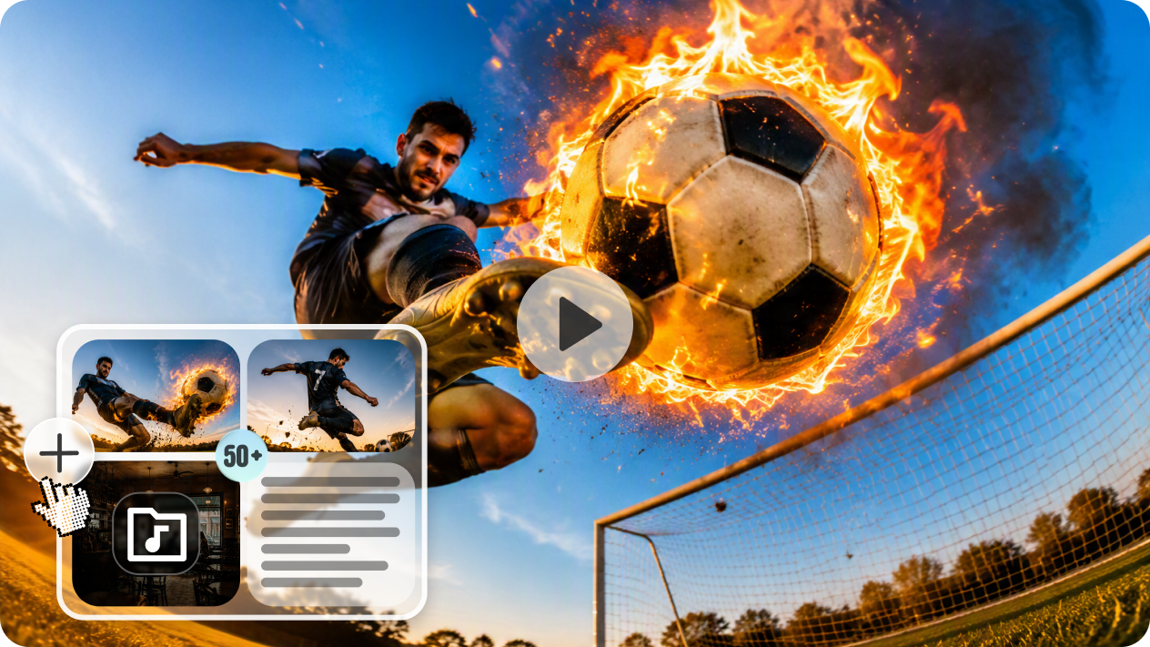 Enhance videos from up to 50 multimodal inputs