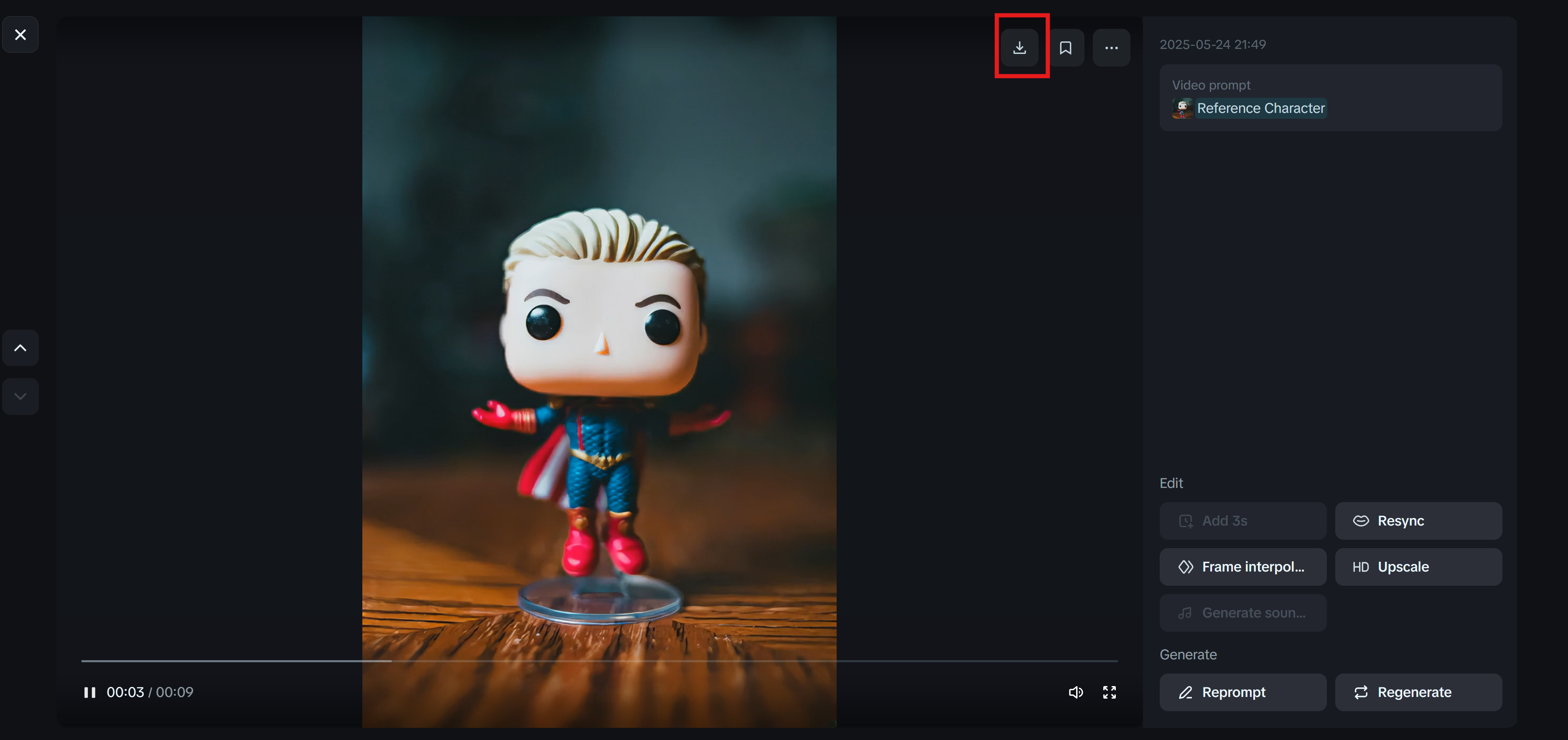 Dreamina: Descărcați avatar vorbitor