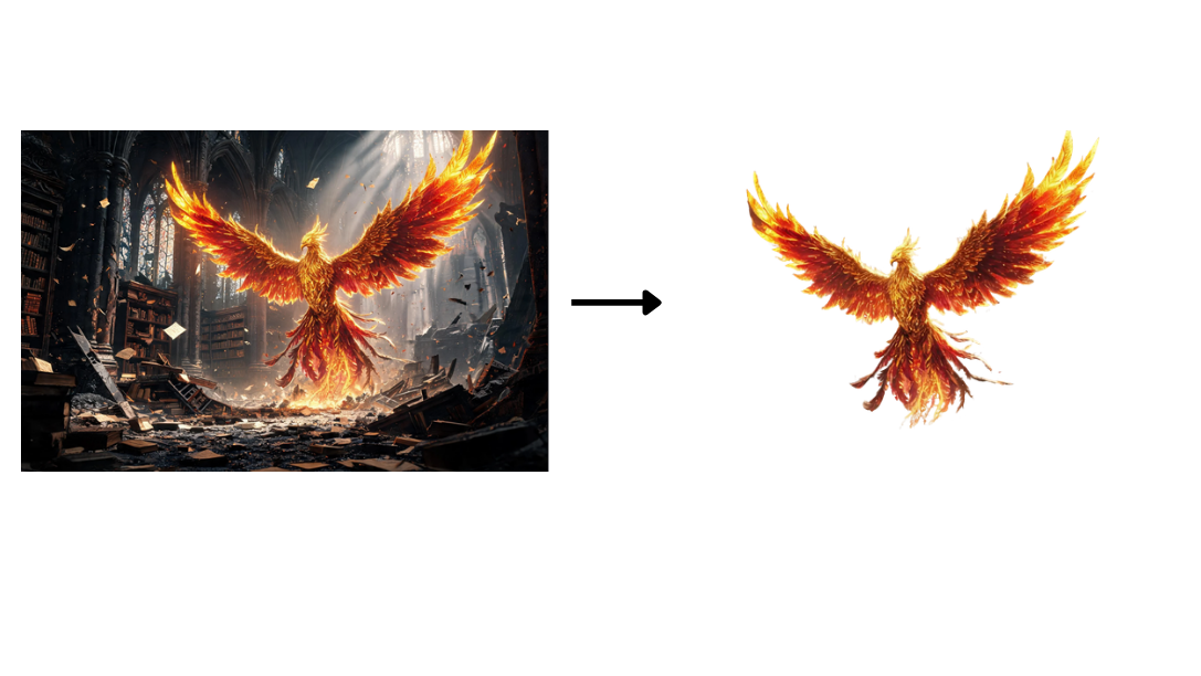 Remove background feature in Dreamina