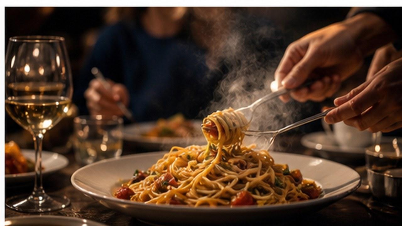 AI Dinner Vlog Generator hasil prompt 1