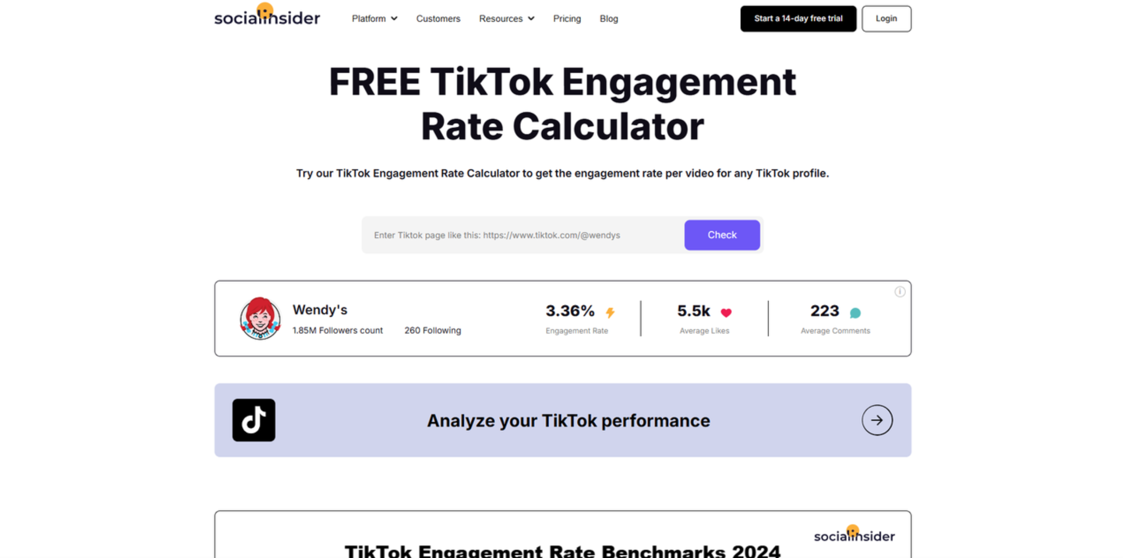 อินเทอร์เฟซของโซเชียลอินเทอร์เฟซ - เครื่องคิดเลขอัตราการมีส่วนร่วมของ TikTok ที่ใช้มากที่สุด