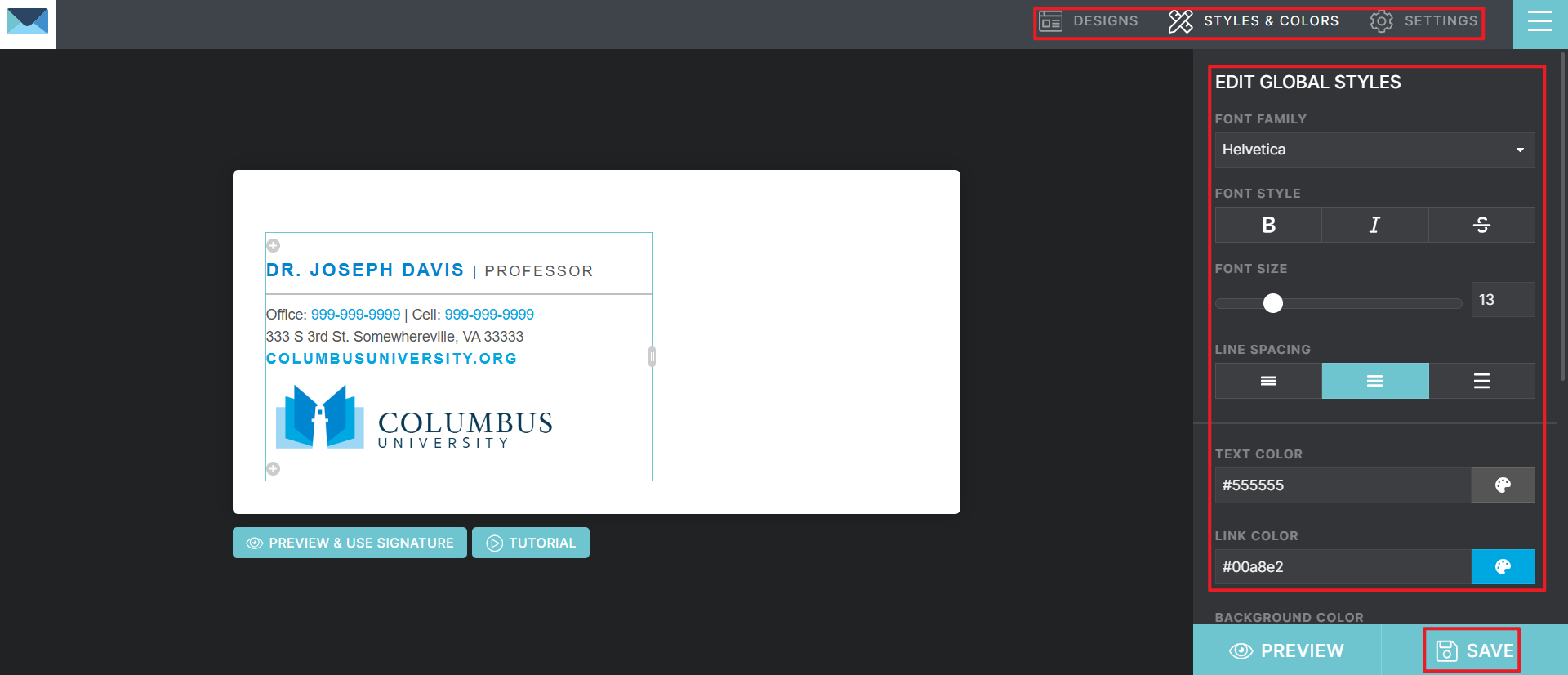 I-download ang iyong email signature na may logo ng kumpanya