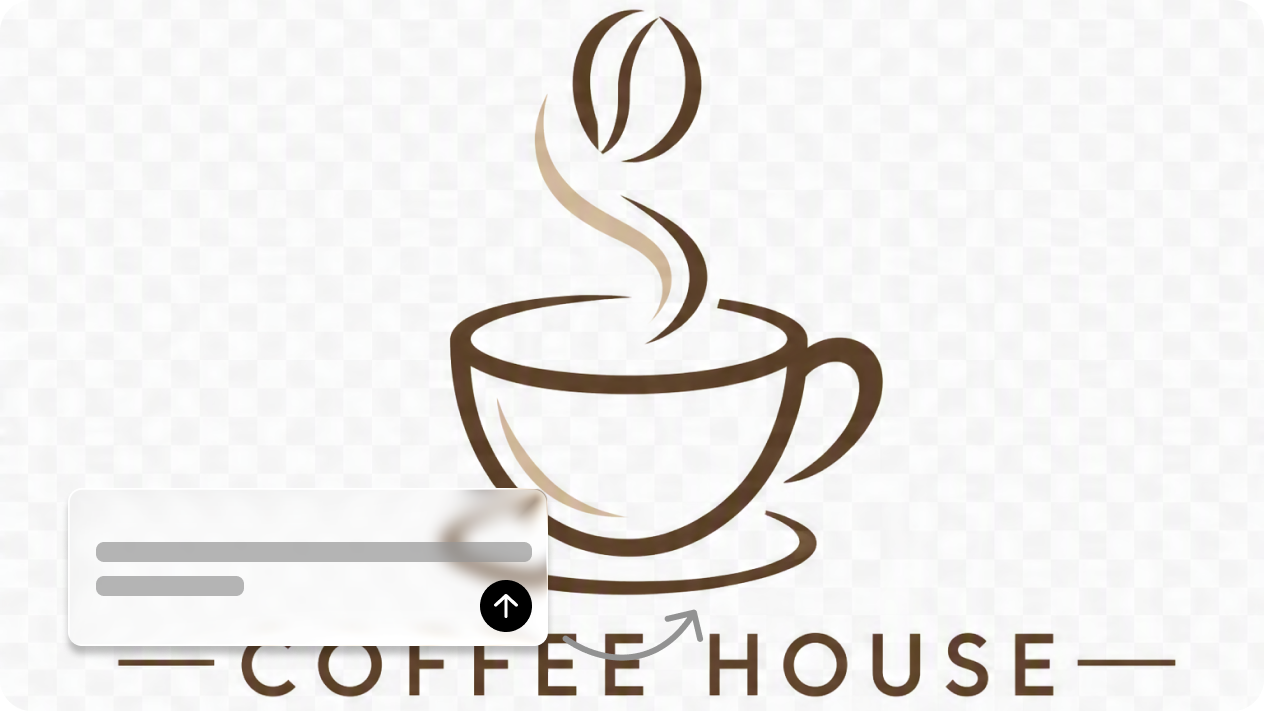 Generieren von Coffeeshop-Logos aus Text und Bildern