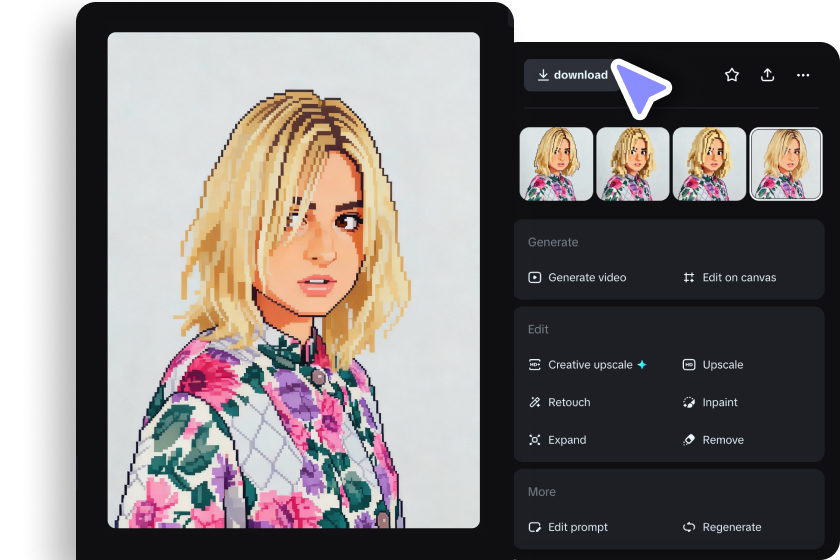 refine and download