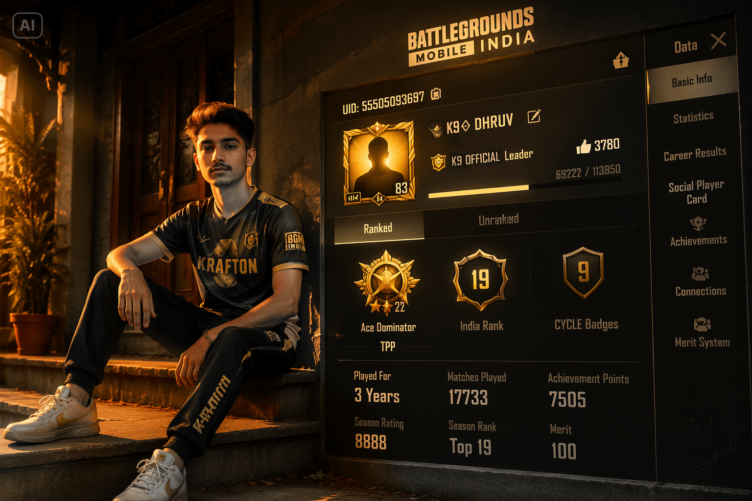 ChatGPT BGMI Profile Prompt: Create Viral Gaming DP Photos with AI