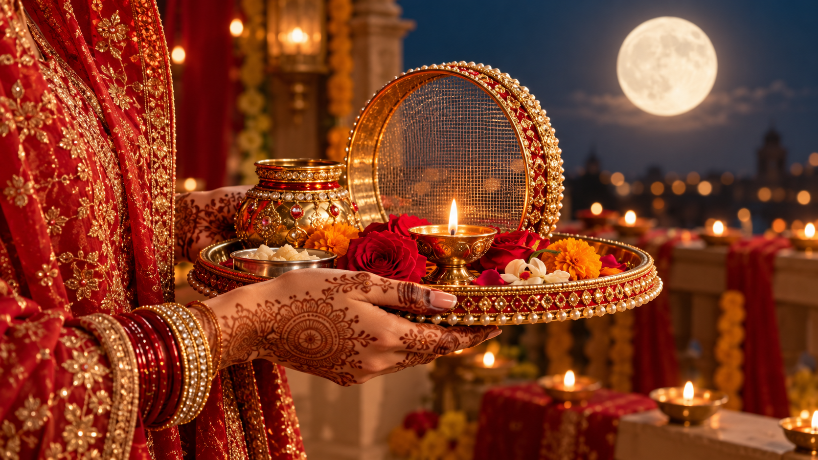 Karwa Chauth AI Photo Prompts & Couple Photo Editing | Dreamina