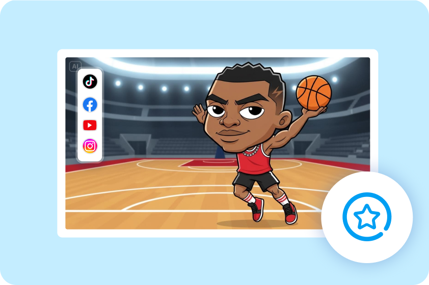 Ekspor Bitmoji Anda untuk media sosial, profil, atau proyek dengan mudah.