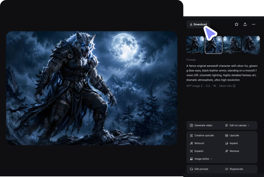 Preview and download