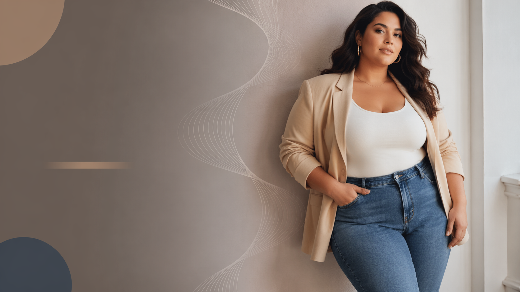Dreamina AI Curve Enhancer prompt example 4: Fashion Lookbook Pose