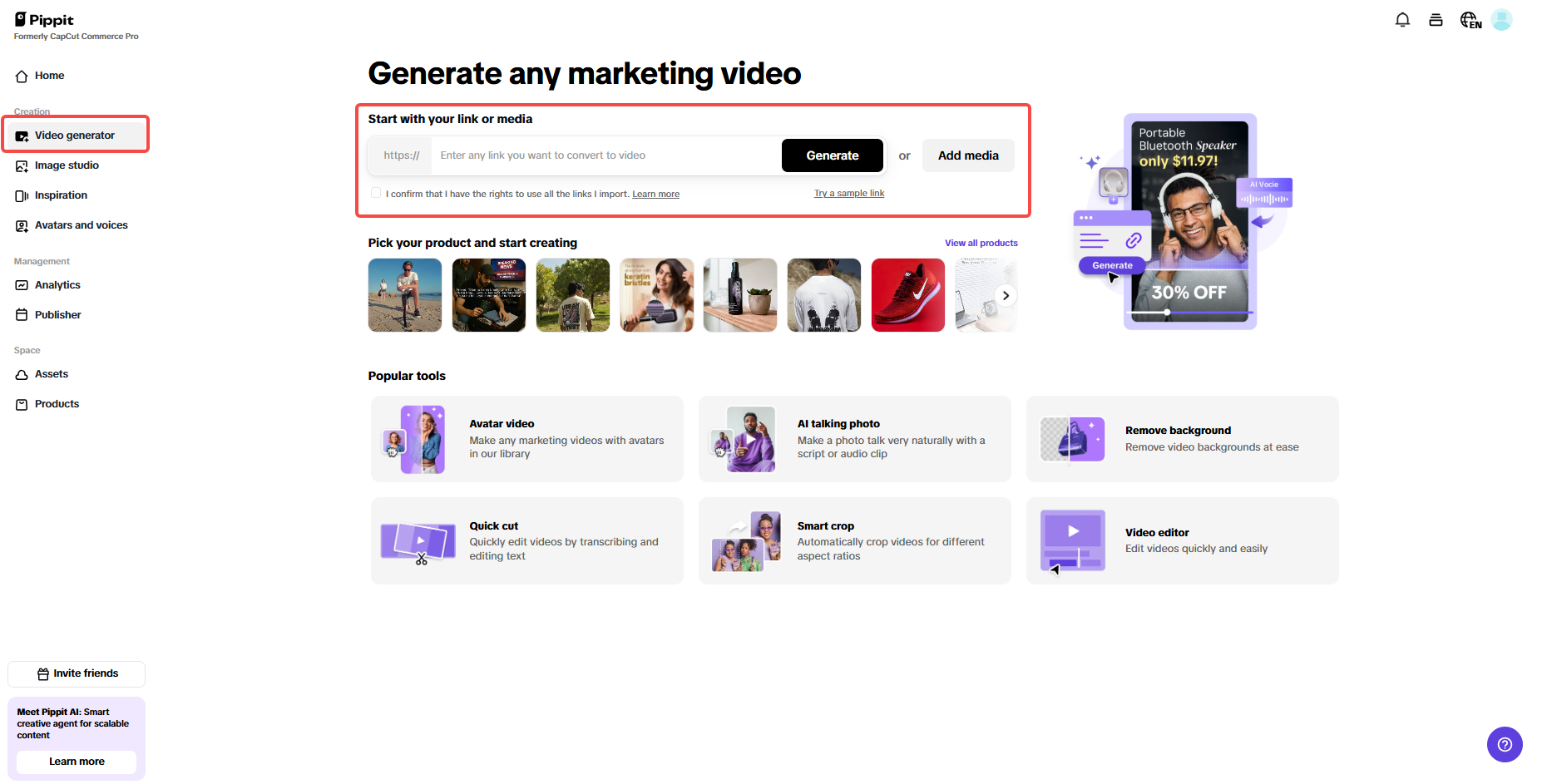 Alışveriş videosu oluştur