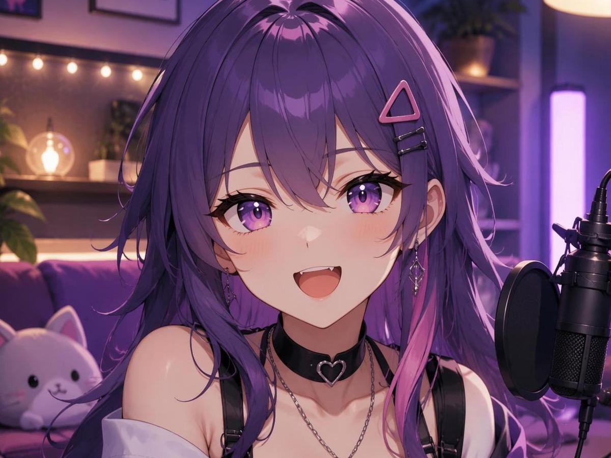 VTuber lip sync AI prompt cover 2 in 4:3