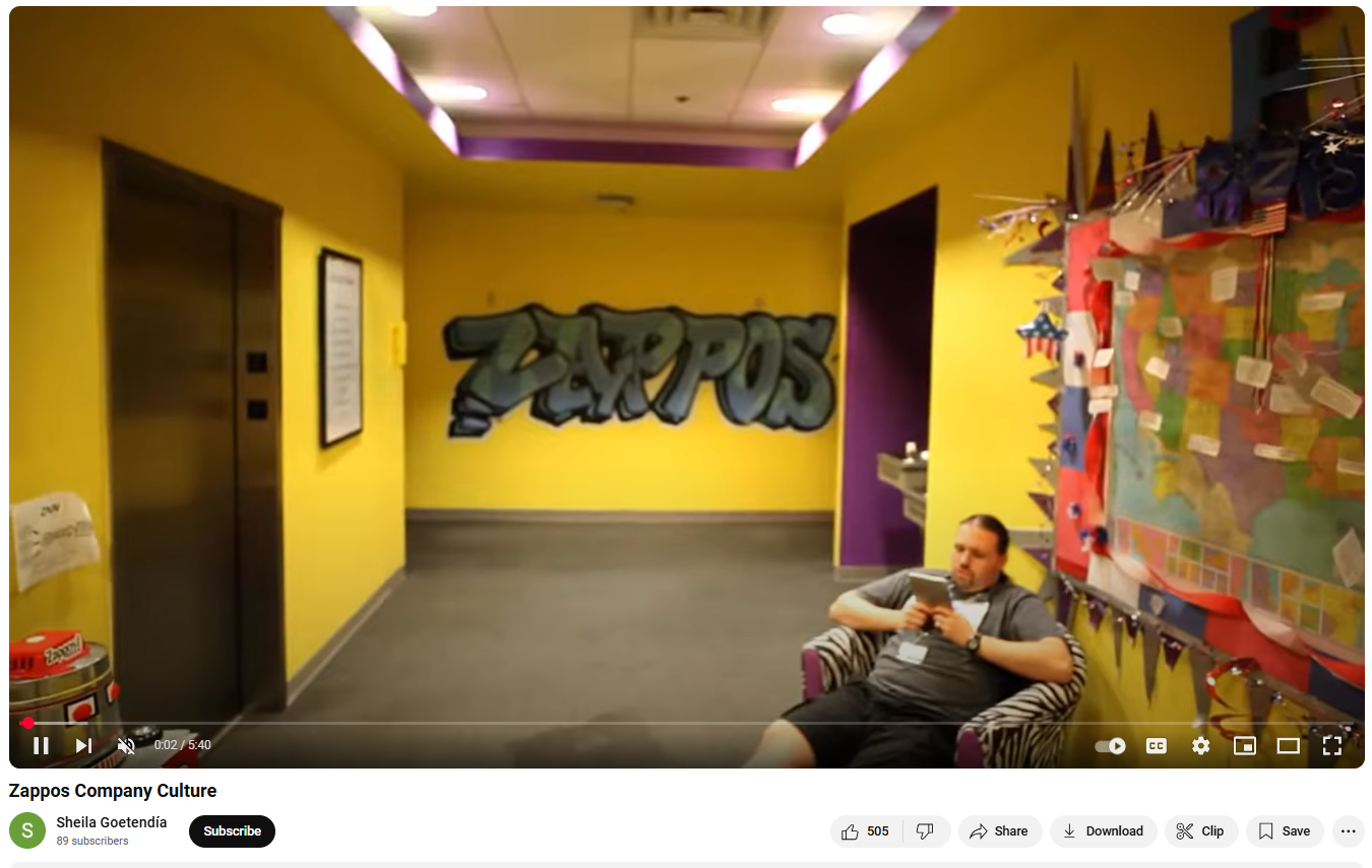 Корпоративная культура - Видео адаптации культуры Zappos