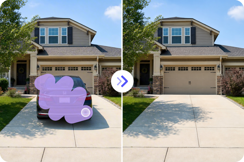 Remove Object from Photo saved result