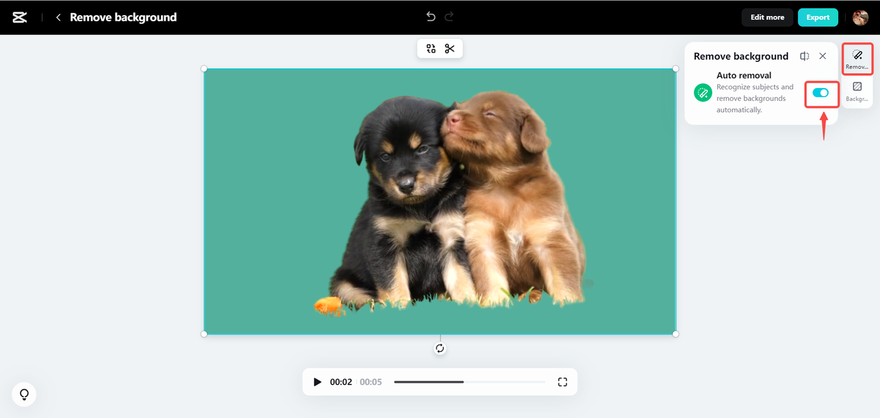 Αφαιρέστε το φόντο του βίντεο