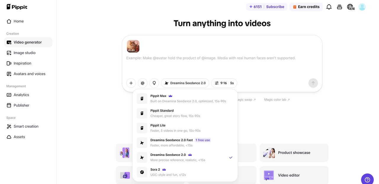 Upload your video