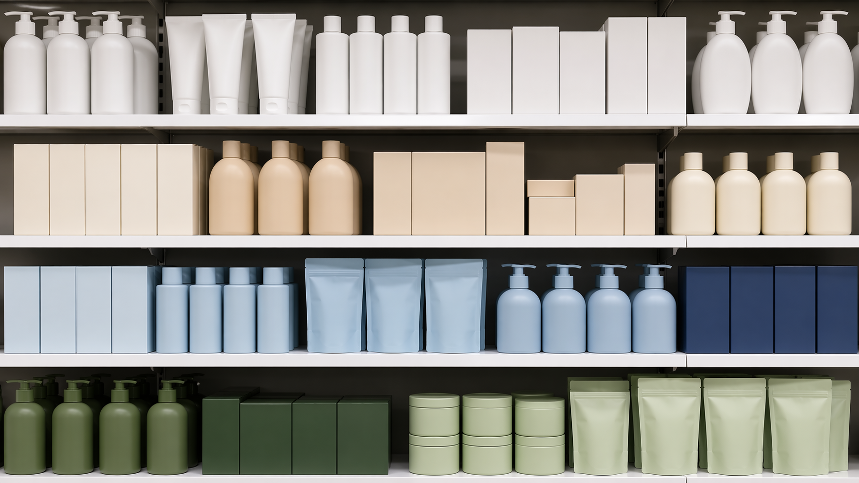 Dreamina Packaging Mockup Prompt Beispiel 6: Shelf Ready Brand Mockup