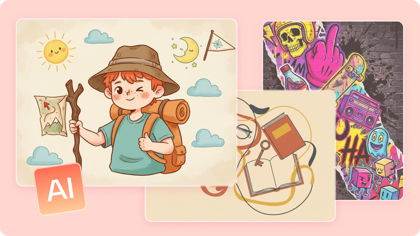 Doodle Generator:シンプルなアイデアを遊び心のあるアートに変える