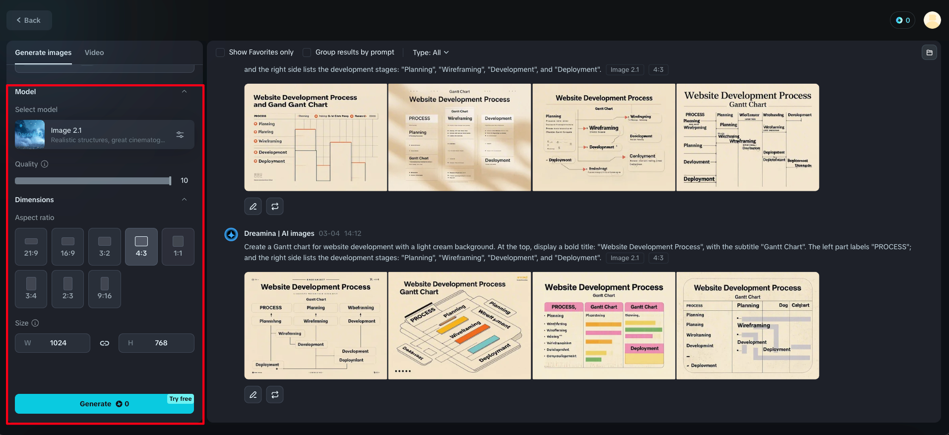 make a Gantt chart free
