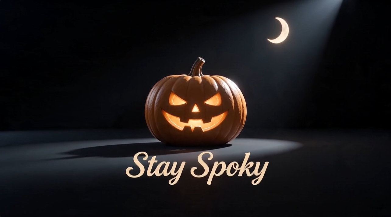 Minimalist Halloween poster