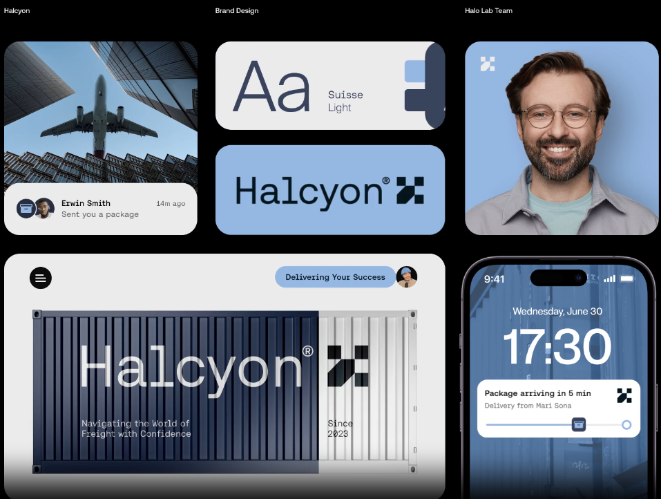การสร้างแบรนด์ Halcyon logistics ด้วยตารางบรรจุแบบบูรณาการ