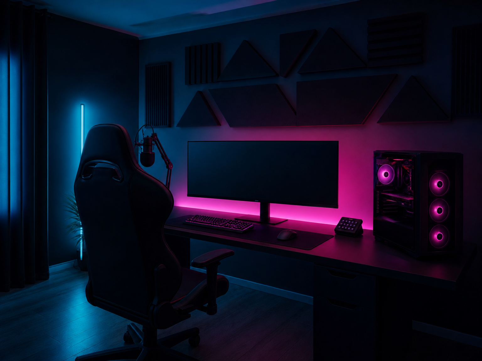 Configurazione informatica al neon