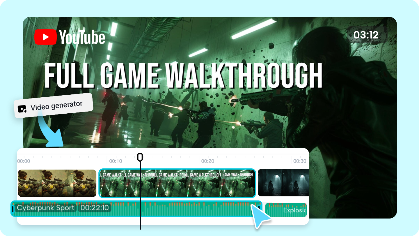 video timeline