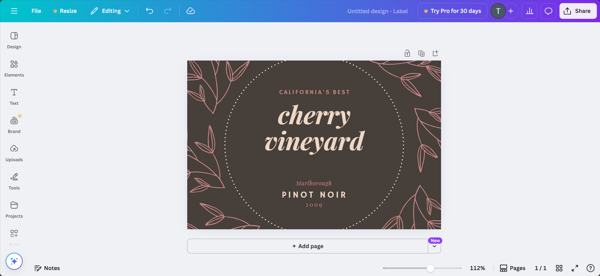 personalized custom wine labels