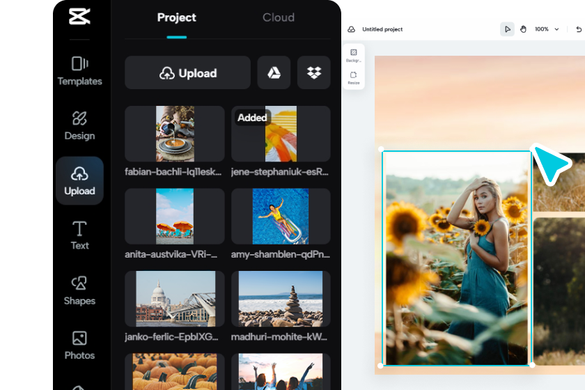 Arrange and position