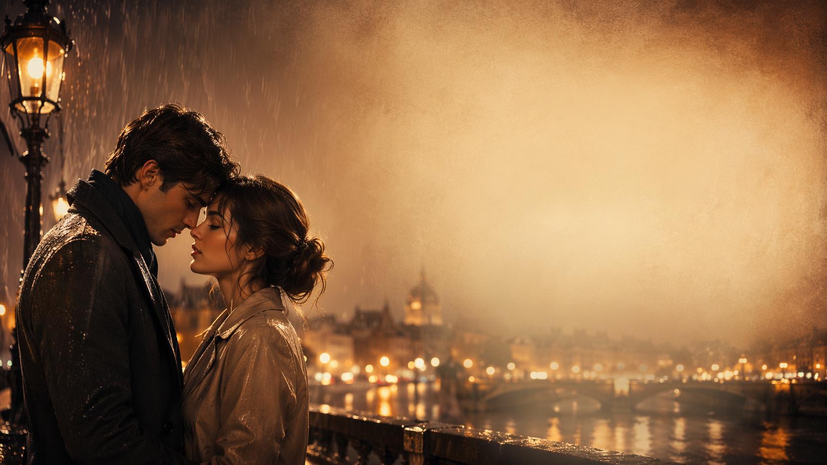 L'affiche du film Dreamina IA invite l'exemple 5 : Affiche de cinéma romantique