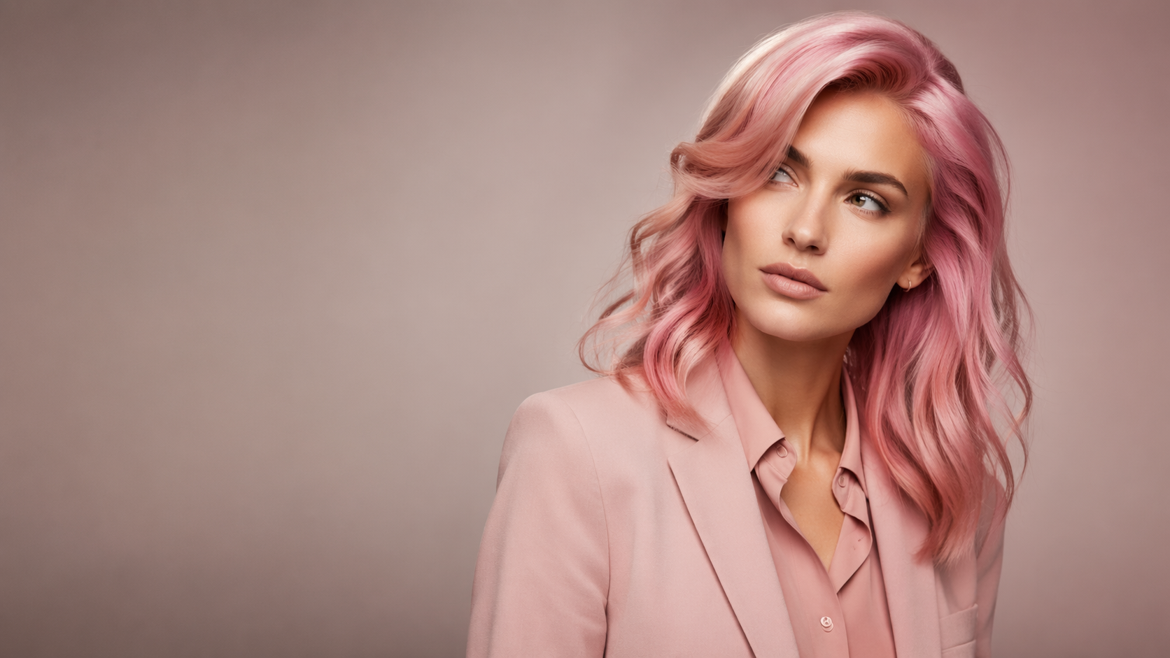 Dreamina Hair Color Prompts prompt example 1: Pastel Pink Balayage