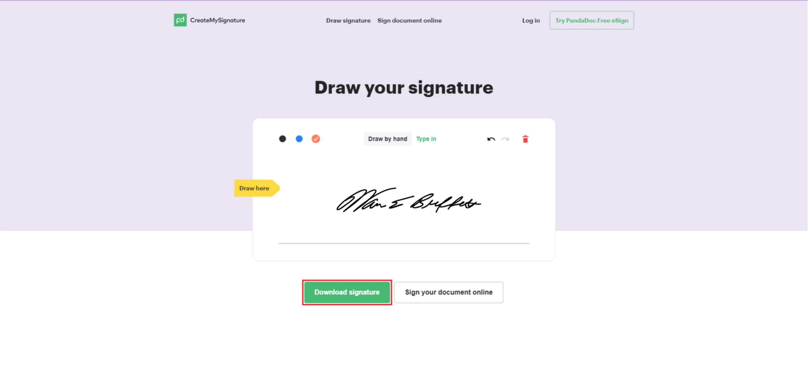 digital signature create online