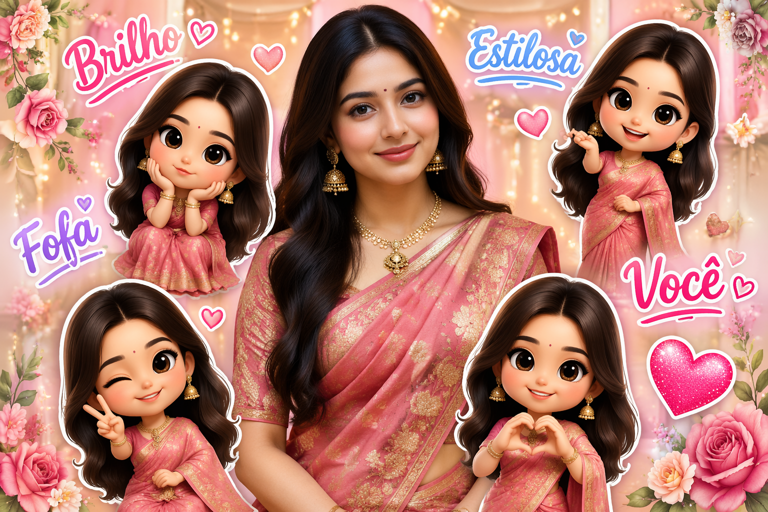 Caracteristici Chibi Cartoon Style AI Photo Editing Prompts