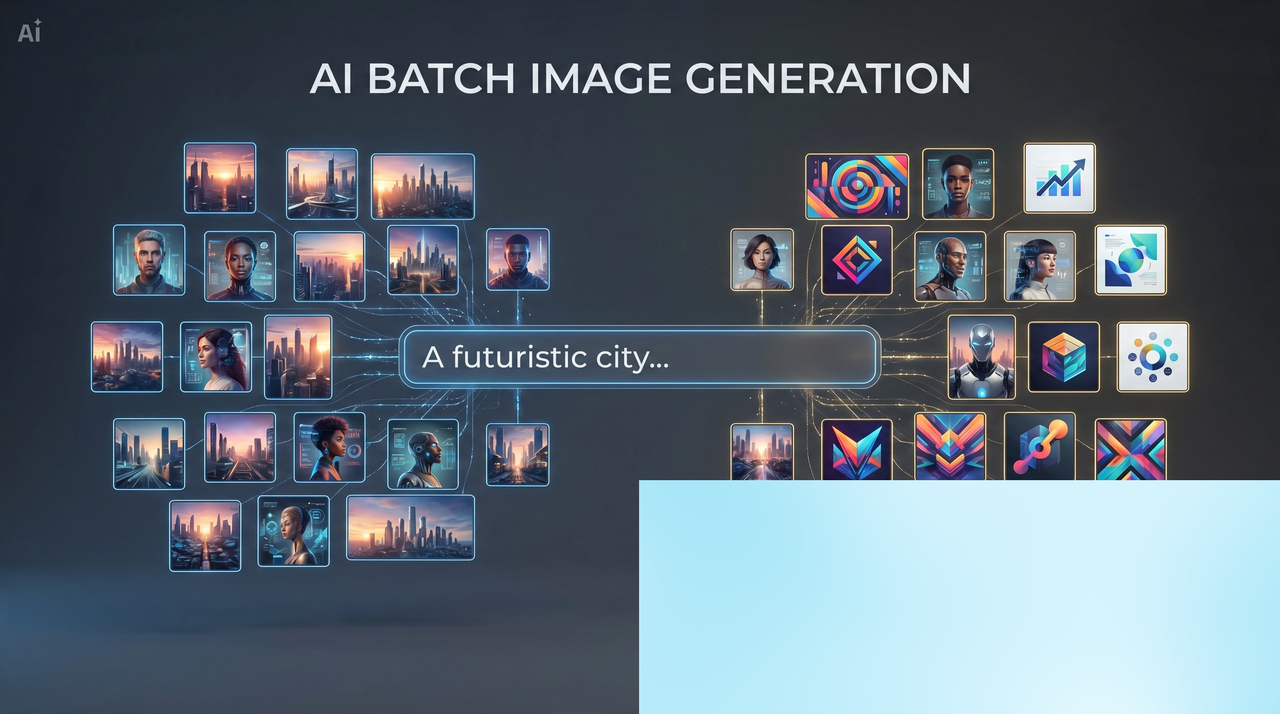 Multiple arched typography variations via AI Agent