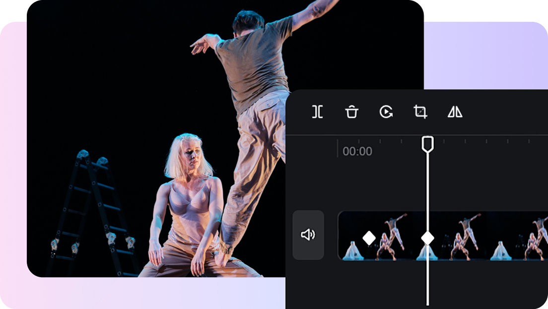 Intuitive design for adding keyframe animations