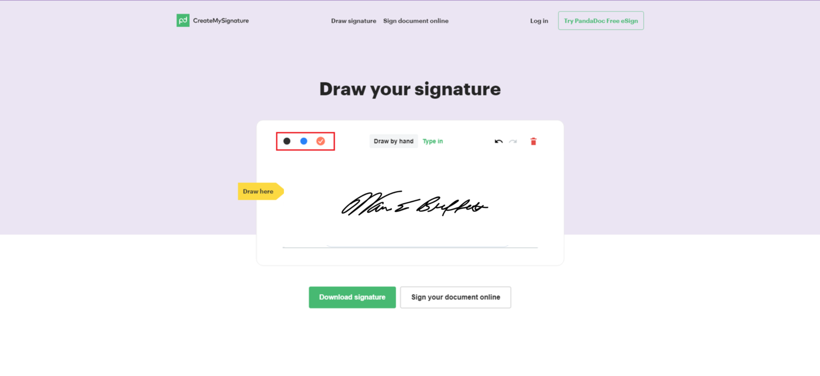 generate digital signature online