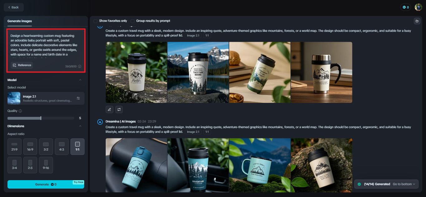 Create personalized mugs online
