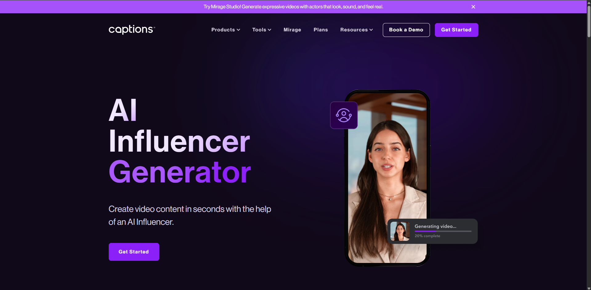 Interfața subtitrărilor AI - cel mai bun mod de a face influențatori AI