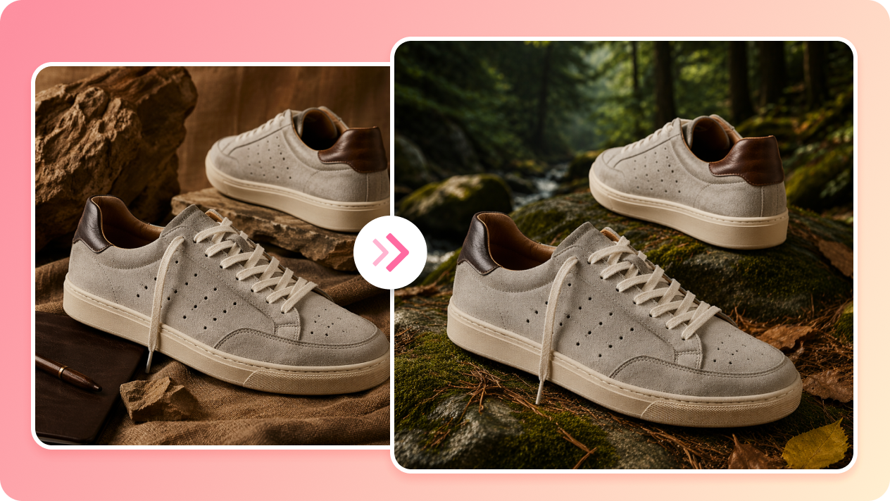 Transformez des photos de produits simples en images de style de vie