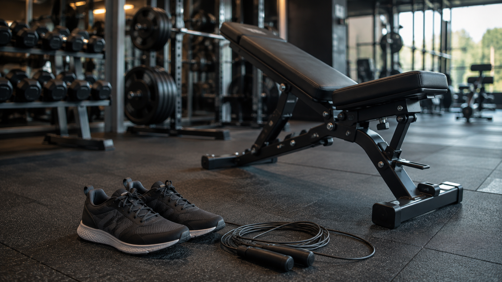 Training Shoes and Rope