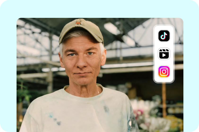 Fotografie de îmbătrânire AI online gratuită pentru conținut social