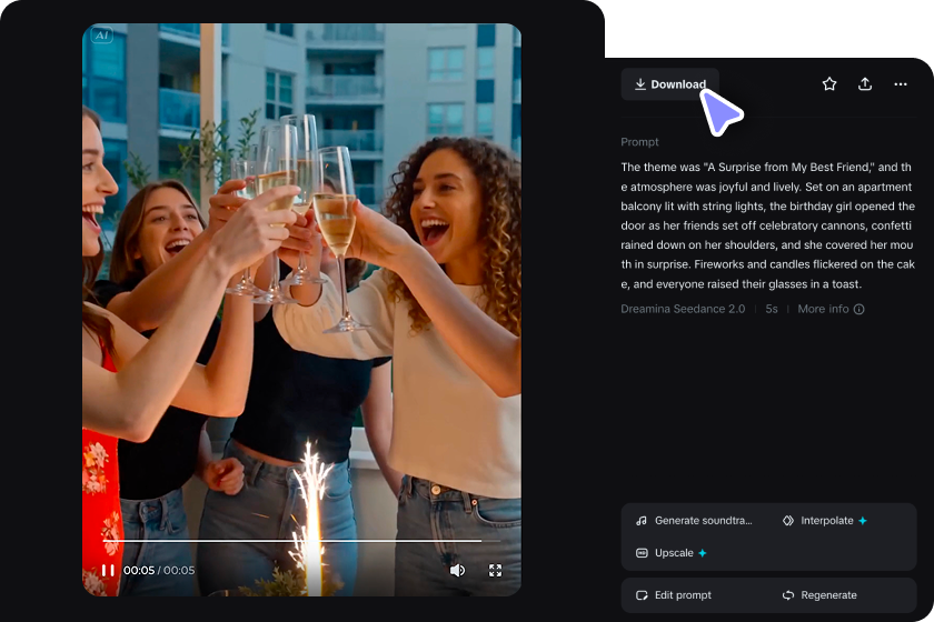  Preview and download your birthday video