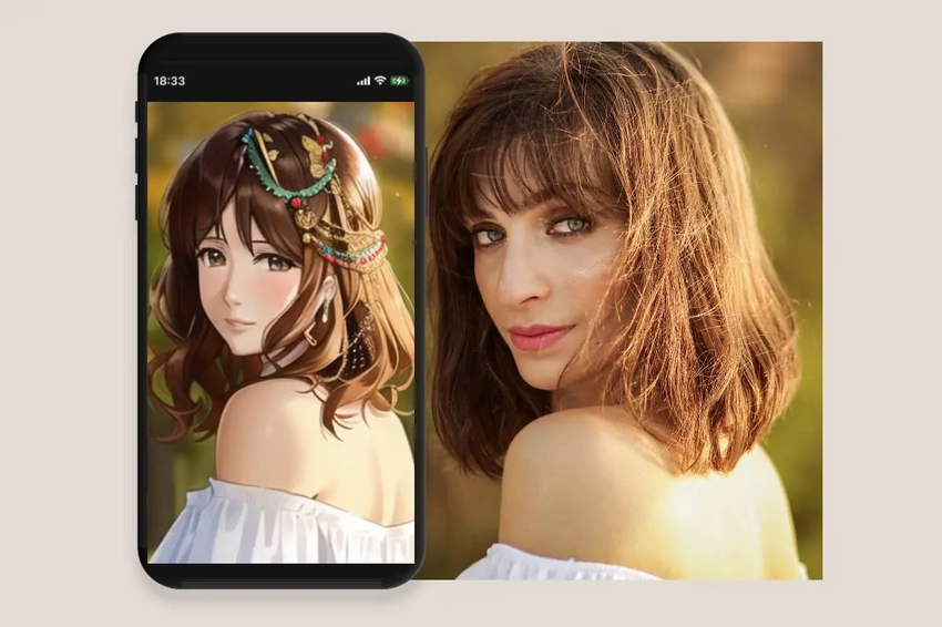 Anime AI photos