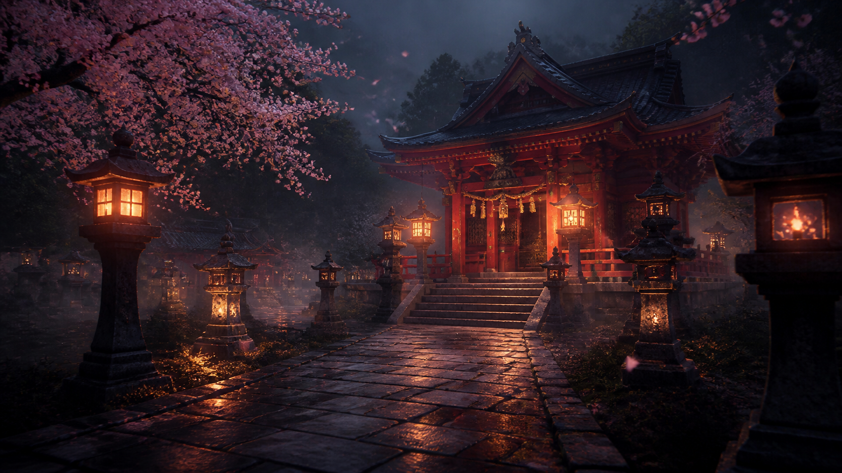 Quiet courtyard