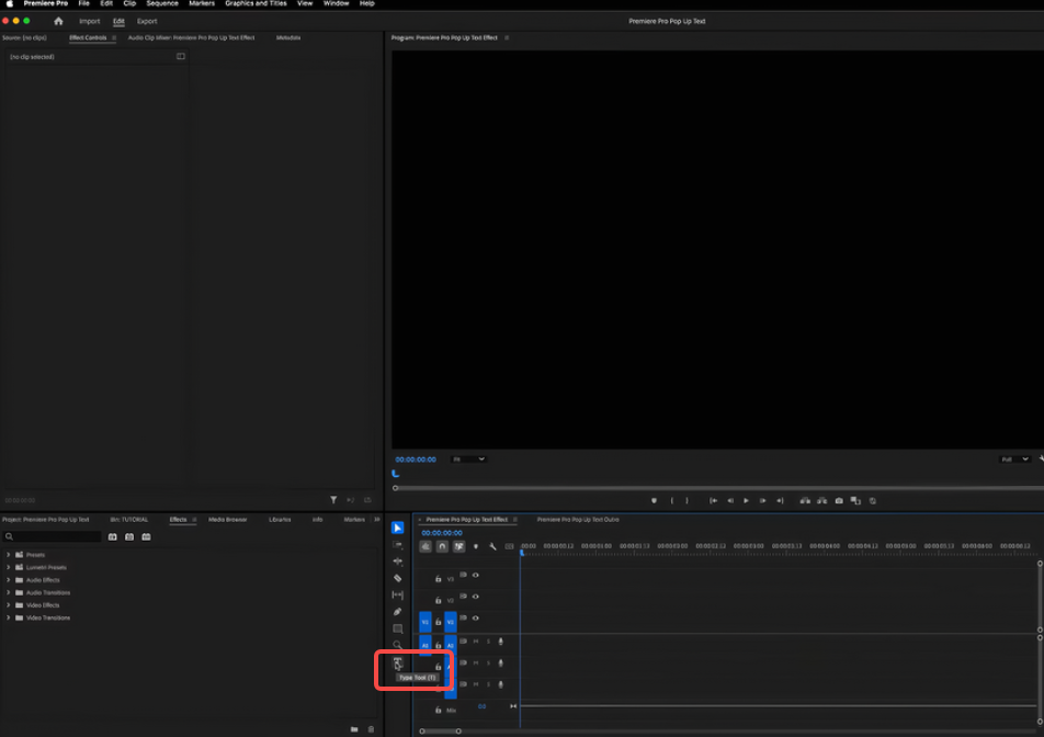 Teks Pop Up dalam Premiere Pro: Teks Menarik Animasi & Gaya